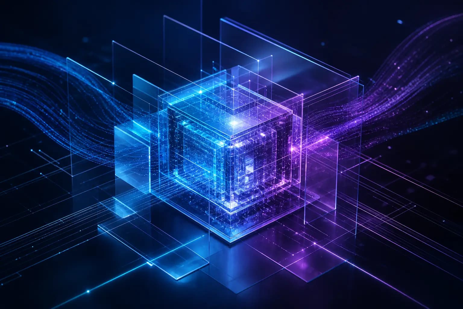 Abstract visualization of Aderbid advertising technology